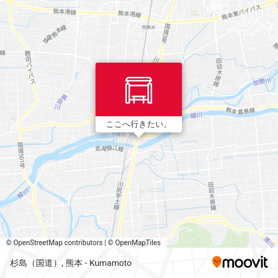 杉島（国道）地図