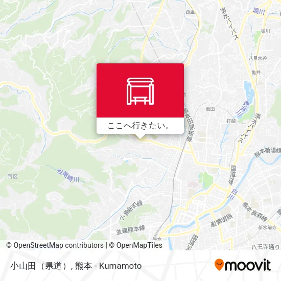 小山田（県道）地図