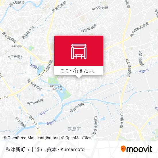 秋津新町（市道）地図
