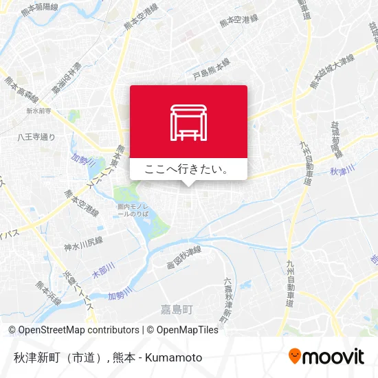 秋津新町（市道）地図