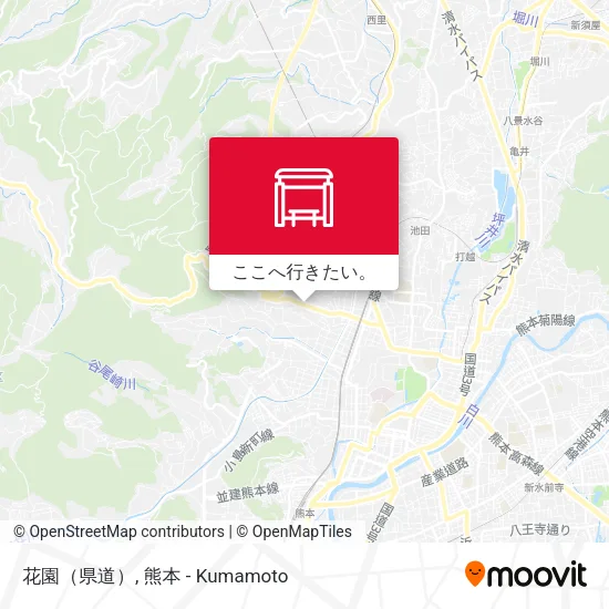 花園（県道）地図