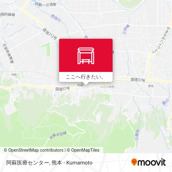 阿蘇医療センター地図