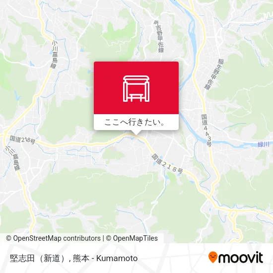 堅志田（新道）地図