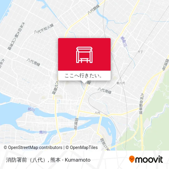 消防署前（八代）地図