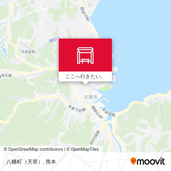 八幡町（天草）地図