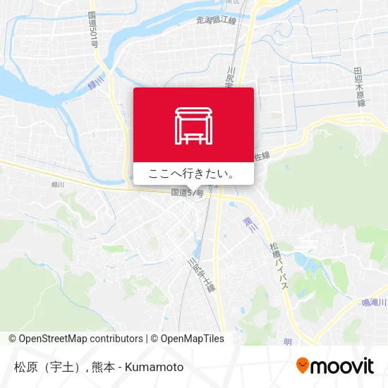 松原（宇土）地図