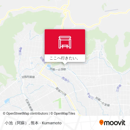 小池（阿蘇）地図