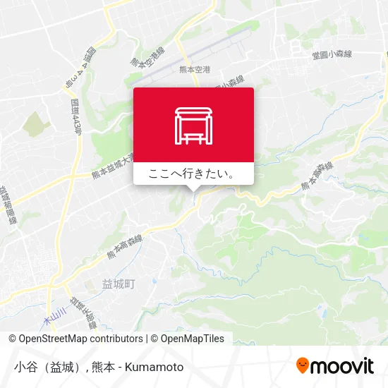 小谷（益城）地図