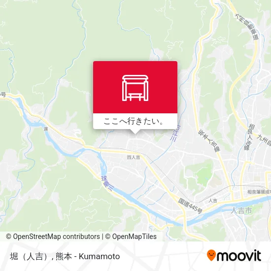 堀（人吉）地図