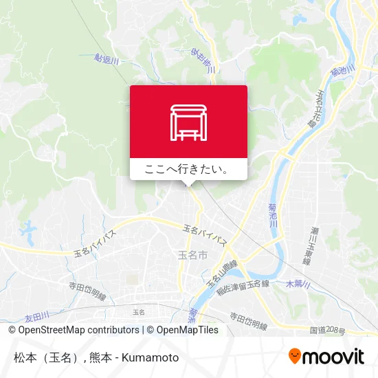 松本（玉名）地図