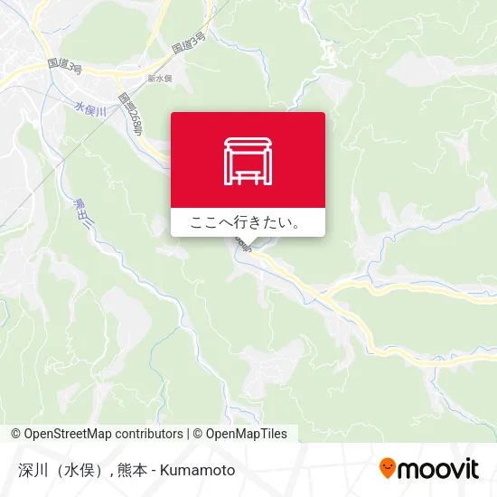 深川（水俣）地図
