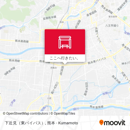 下近見（東バイパス）地図