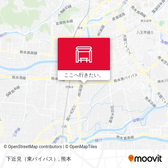 下近見（東バイパス）地図