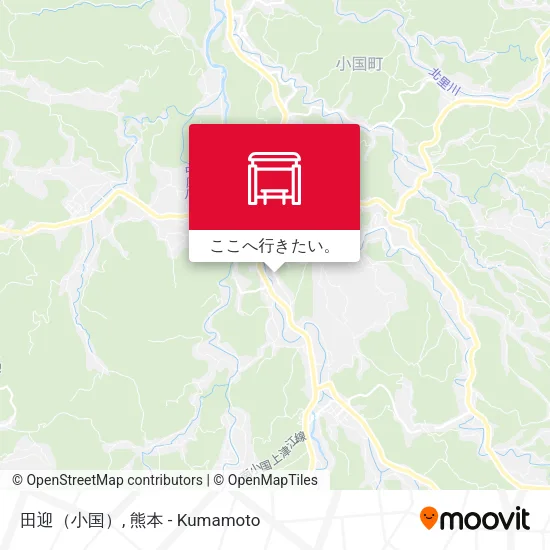 田迎（小国）地図
