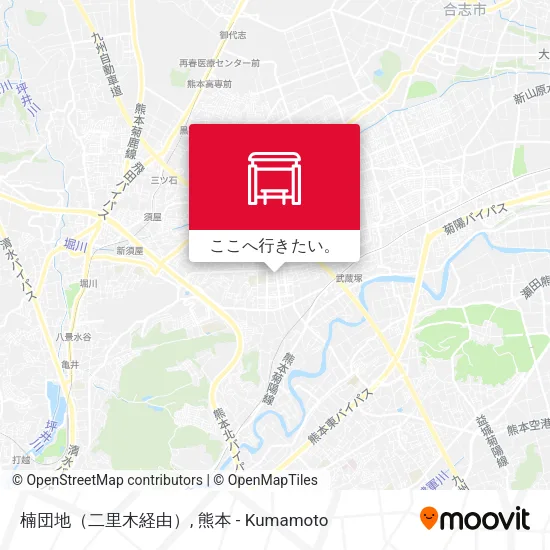 楠団地（二里木経由）地図