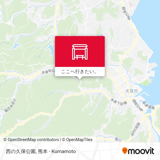 西の久保公園地図