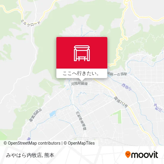 みやはら内牧店地図