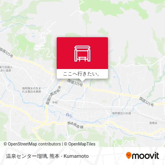 温泉センター瑠璃地図