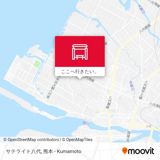 サテライト八代地図