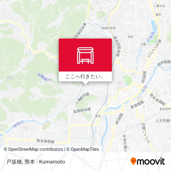 戸坂橋地図
