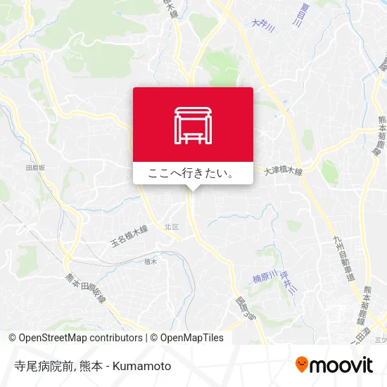 寺尾病院前地図