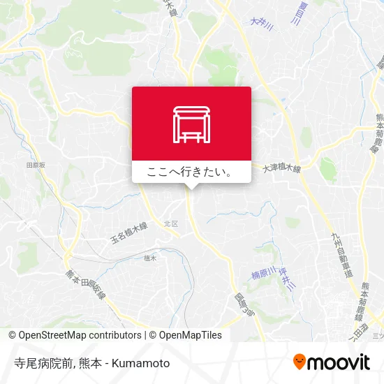 寺尾病院前地図