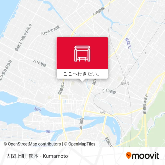 古閑上町地図