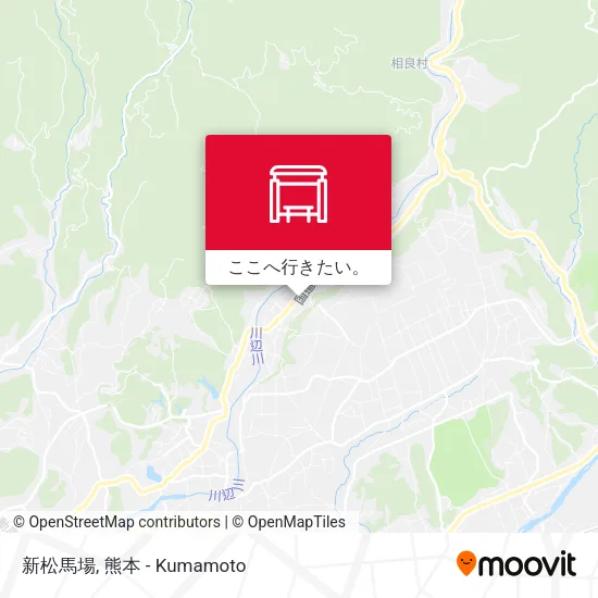 新松馬場地図