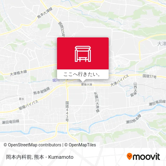 岡本内科前地図