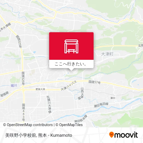 美咲野小学校前地図