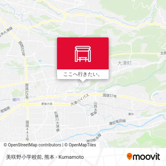 美咲野小学校前地図