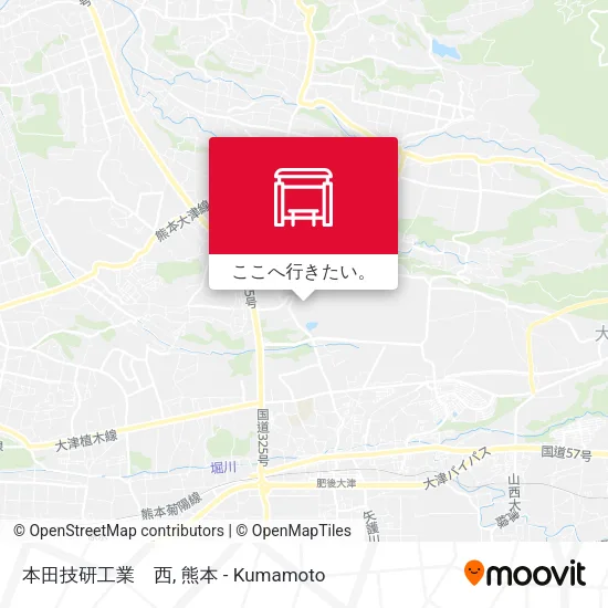 本田技研工業　西地図