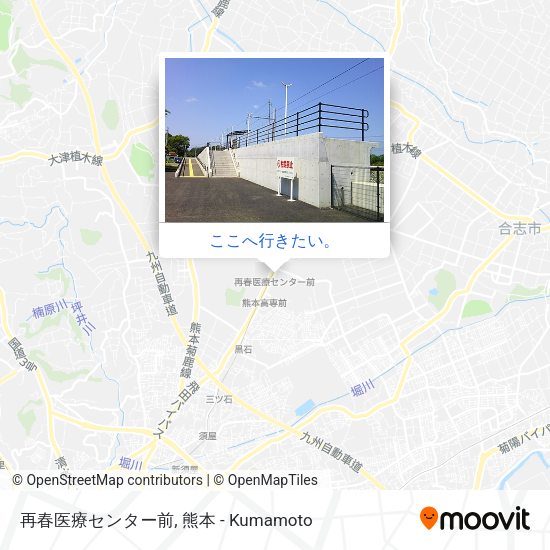 再春医療センター前地図