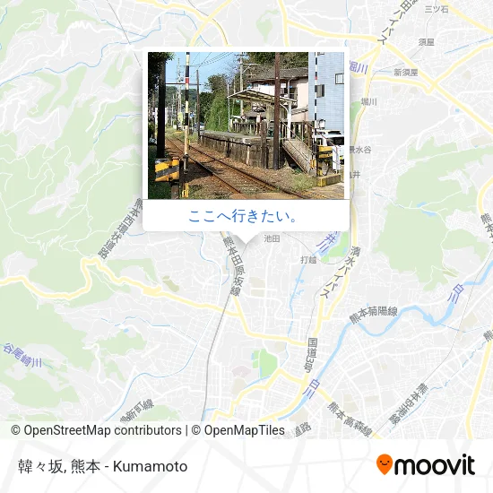 韓々坂地図