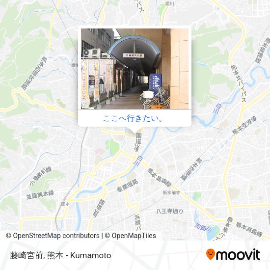 藤崎宮前地図