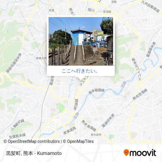 黒髪町地図