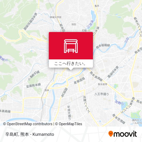 辛島町地図