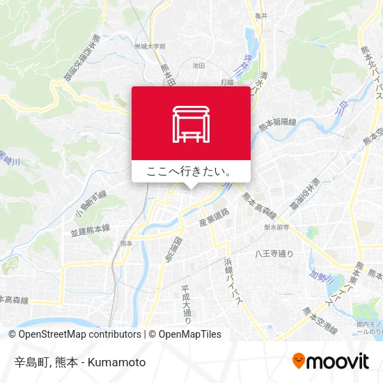 辛島町地図