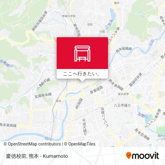 慶徳校前地図