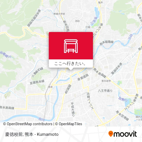 慶徳校前地図