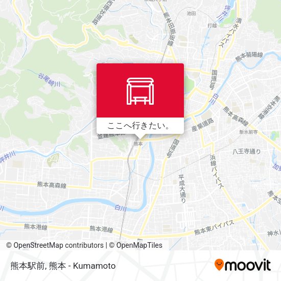 熊本駅前地図