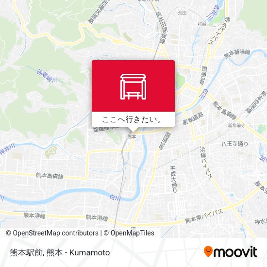 熊本駅前地図