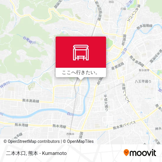 二本木口地図