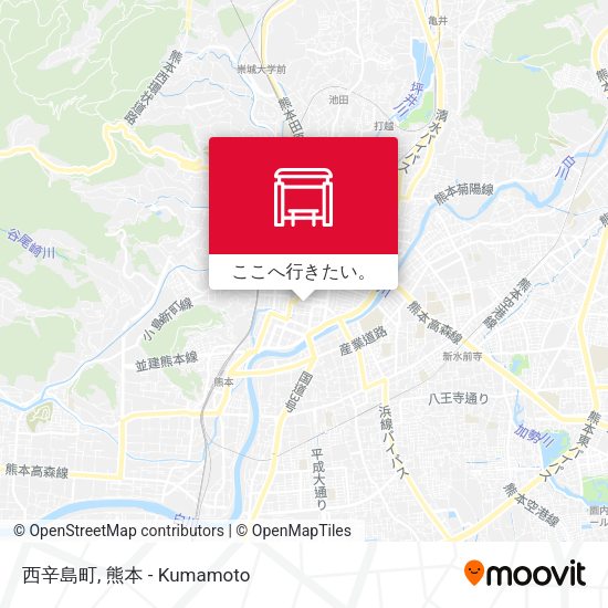 西辛島町地図