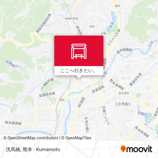 洗馬橋地図