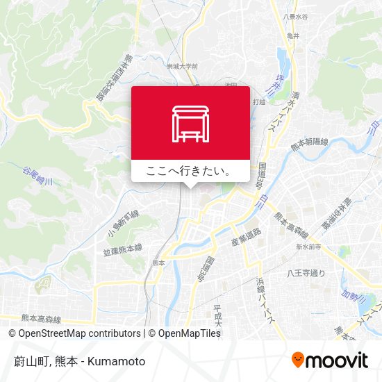 蔚山町地図