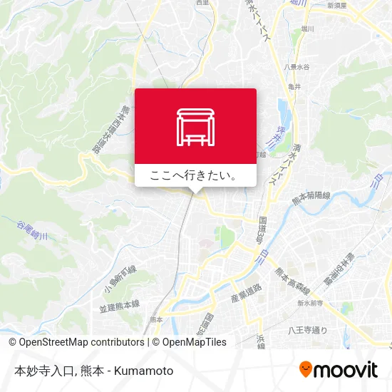 本妙寺入口地図