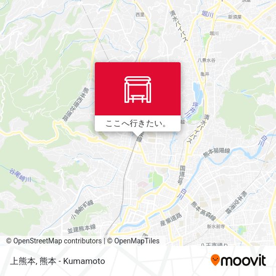 上熊本地図