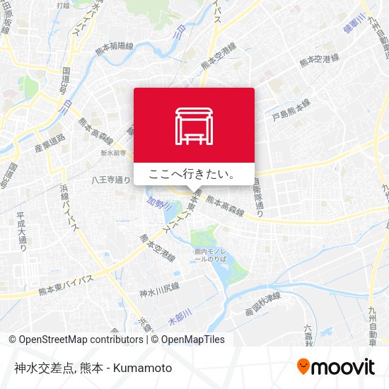 神水交差点地図