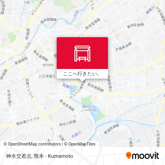 神水交差点地図